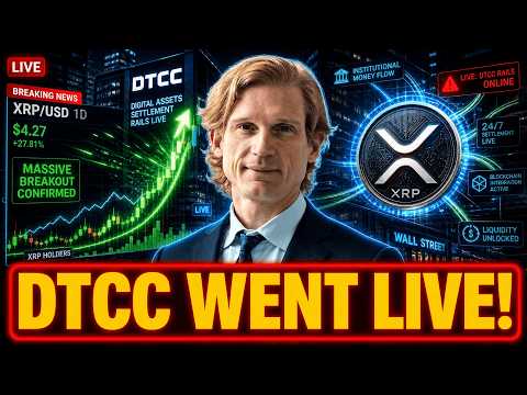 XRP MEGA ALERT: THE DTCC JUST WENT LIVE OVERNIGHT! (HUGE NEWS!)