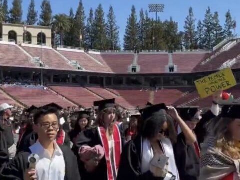 Stanford Graduation Descends Into Chaos as Students Stage Mass Walkout on Google CEO Sundar Pichai’s Commencement Speech (VIDEO)