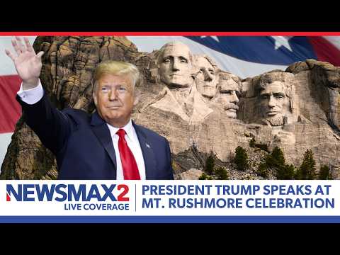 LIVE: President Donald Trump speaks at Mount Rushmore Celebration | NEWSMAX2