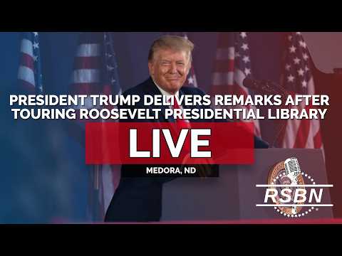 REPLAY: Trump Delivers Speech After Touring the Theodore Roosevelt Presidential Library – 7/1/26