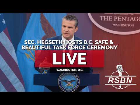 LIVE: Sec. Hegseth Hosts A D.C. Safe & Beautiful Task Force Ceremony with National Guard – 7/2/26