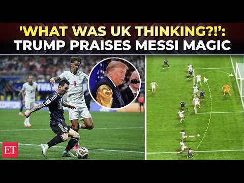 ‘I watched that pass…’: Trump breaks down Messi’s magical cross, praises Kane, Ronaldo | FIFA WC