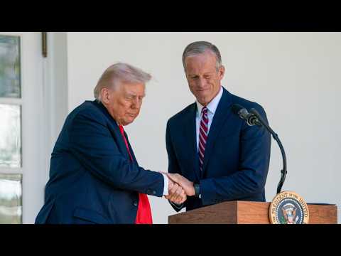 John Thune JUST PASSED SAVE ACT WITH PRESSURE FROM TRUMP and  Billion Spending Bill from House