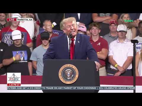 FULL EVENT: President Trump Holds a Massive Rally in Marietta, Georgia – 07/22/26