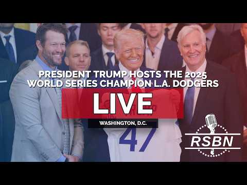 LIVE REPLAY: President Trump Hosts the 2025 World Series Champion L.A. Dodgers – 07/23/26