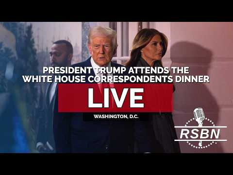 LIVE REPLAY: President Trump Attends Rescheduled White House Correspondents Dinner  – 07/24/26