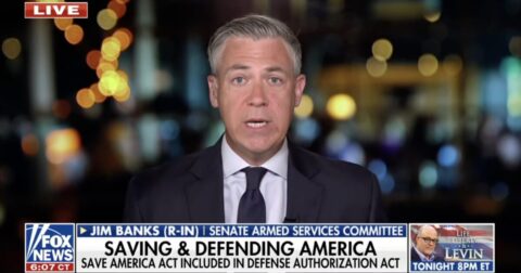 Sen. Jim Banks Becomes THIRD Republican Senator to Demand Senate CANCEL August Recess Until SAVE America Act Passes