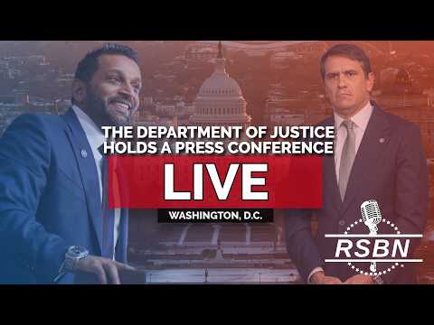 LIVE REPLAY: The Department of Justice Holds a Press Conference – 08/12/26