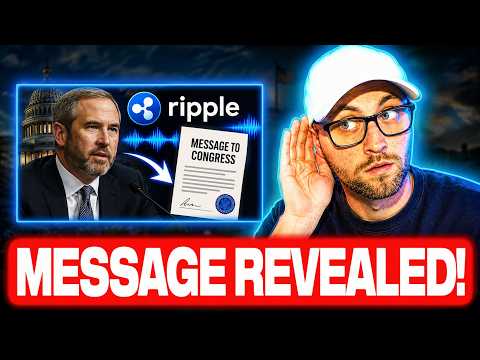 RIPPLE CEO’S MASSIVE MESSAGE FOR CONGRESS REVEALED! (INSANE XRP NEWS!)