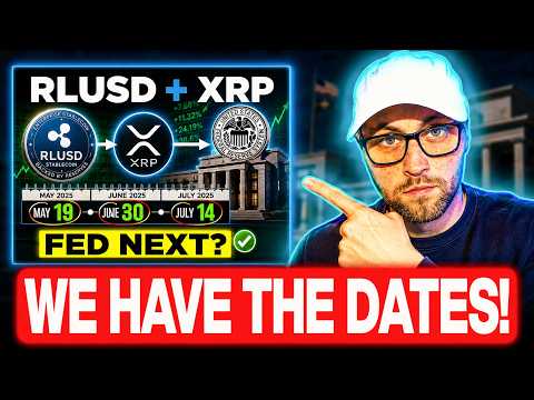 WE HAVE THE DATES! RIPPLE RLUSD & XRP FED INTEGRATION NEXT?!