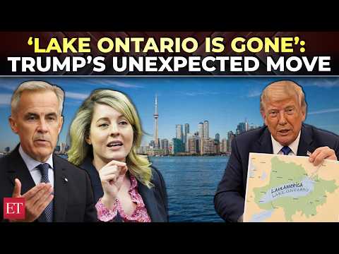 ‘All it takes is a pen’: Trump crosses out Lake Ontario, names it Lake America in viral clip | WATCH
