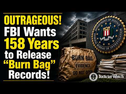 OUTRAGEOUS! FBI Wants 158 Years to Release “Burn Bag” Records! CONFIRMED: CIA at January 6!