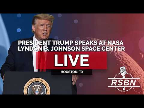 REPLAY: President Trump Speaks at NASA Lyndon B. Johnson Space Center in Houston, TX – 08/28/26