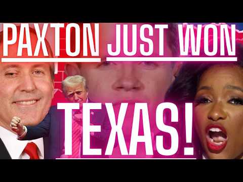 Paxton JUST GAVE TRUMP the SENATE and TEXAS! And 2028…