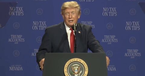 Trump Slams Kamala Harris for Trying to Steal His No Tax on Tips Proposal During Vegas Rally: “She Didn’t Know What it Meant… She Was a Little Late” (VIDEO)