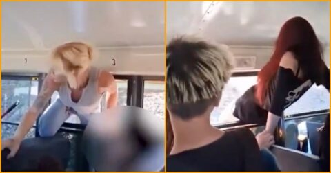 Furious Parents Smash Their Way Into School Bus as Children Crawl Out Windows After Driver Refuses to Release Them for Nearly an Hour — One Parent Arrested