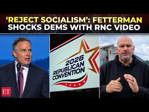 ‘Republicans, I am Sen John Fetterman…’: Democrat’s shocking RNC message sparks party-switch buzz