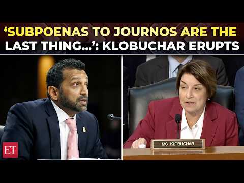 ‘You sent armed officers to reporters’ homes’: Klobuchar confronts Kash Patel over NYT Journo probe