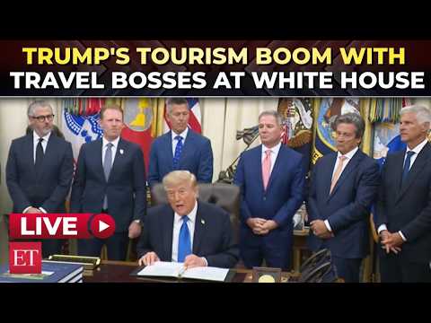 LIVE: Trump meets travel CEOs at White House as World Cup puts U.S. tourism in global spotlight
