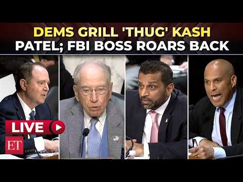 ‘Mr Chairman, he is insulting us & you are…’: Kash Patel vs Dem Senators erupts; Grassley loses cool