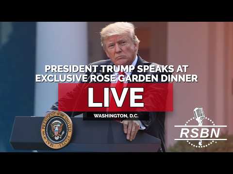 REPLAY: Exclusive Rose Garden Dinner Featuring President Trump Remarks – 09/17/26