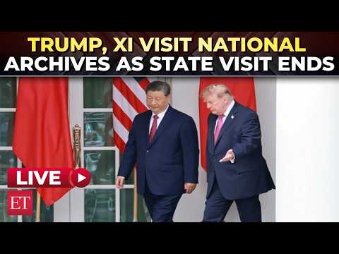 LIVE | Trump takes Chinese Prez to National Archives on final day of Xi’s three-day state visit
