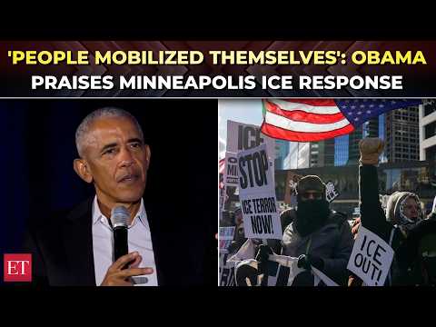 ‘They set a moral example’: Obama hails Minneapolis residents amid ICE surge | Immigration crackdown