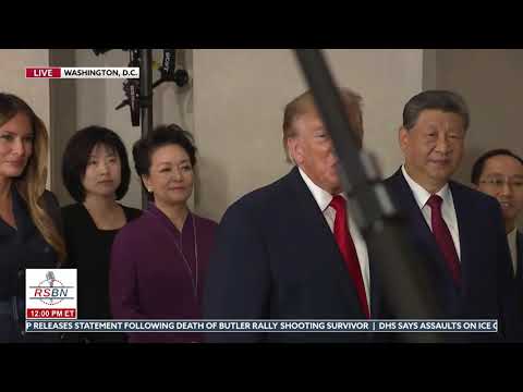 FULL EVENT: President Trump & Xi Tour National Archives to Finish Successful State Visit – 9/25/26