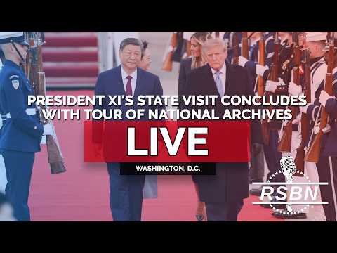 REPLAY: President Trump Tours National Archives with Pres. Xi as State Visit Concludes – 09/25/26