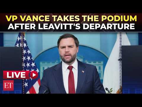 White House LIVE: JD Vance holds press briefing; reporters press him on Trump’s 2026 midterm agenda
