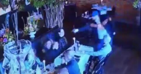 SHOCK VIDEO: Heroic Waiter Tackles Lawyer Who Tries to Shoot Ex-Wife at Crowded Ohio Restaurant