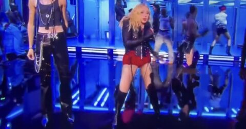 ‘Is She Wearing a Diaper?’ – Madonna Disturbs Viewers During Performance for MTV Music Video Awards (VIDEO)