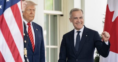 NEW: Trump Trolls Canadian Prime Minister Mark Carney, Calls Him Governor – “Get Up Governor”