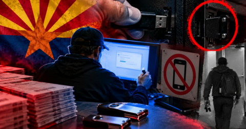 NEW FOOTAGE: USBs, Unsecured Ports and a Cell Phone Inside Maricopa Ballot Tabulation Center