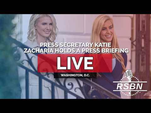 LIVE: White House Press Secretary Katie Zacharia Holds Inaugural Press Briefing – 10/13/26