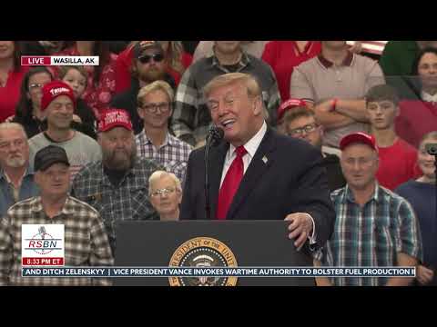 FULL Trump FULL EVENT: President Trump Holds Electric Wasilla, Alaska Rally – 10/13/26Alaska