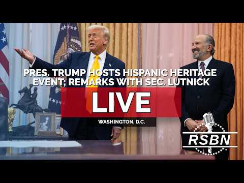 REPLAY: Pres. Trump Hosts Hispanic Heritage Celebration; Announcement with Sec. Commerce – 9/30/26
