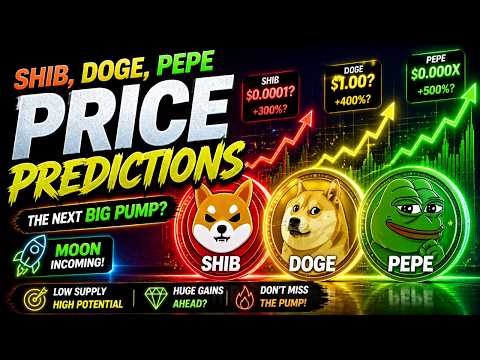 Price Predictions For SHIB, DOGE and PEPE…. Are Gains Ahead??