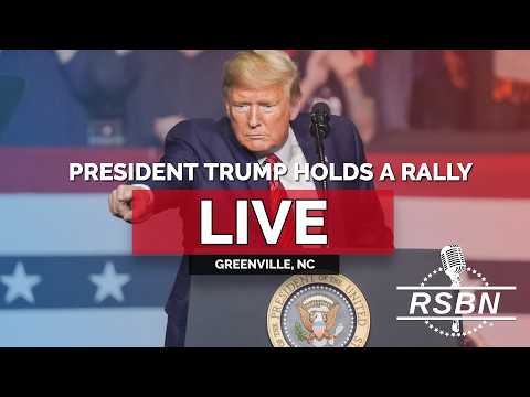 LIVE REPLAY: President Trump Holds a Rally in Greenville, NC – 10/20/26