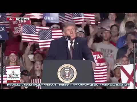 Trump – “America does not belong to those who hate it. A merica belongs to the people who love it.”
